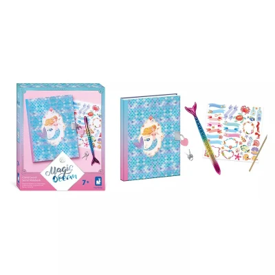 Afbeelding van Janod dagboek met slot en pen magic ocean