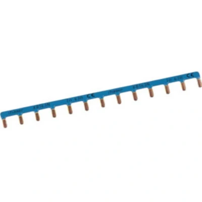 Afbeelding van Hager doorverbindingsrail blauw 13 x 1 polig 63 A
