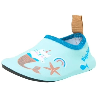 Afbeelding van Playshoes Badeslipper aqua schoenen heren badslipper uniseks kinderen, Eenhoorn Zee Kat, 18/19 EU