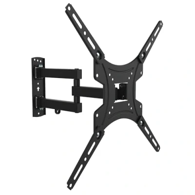 Afbeelding van Atlantis P022 E15SBH tv muurbeugel draaibaar, wandhouder voor van 13 inch tot 60 inch, max. 30 kg, VESA 400 x 400; verticale helling +/ 12 180 draaibaar uitbreidbaar 36,5 cm.