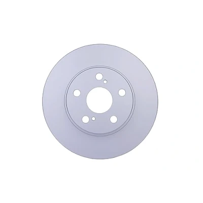 Afbeelding van HELLA PRO 8DD 355 115 691 Remschijf 255 22 05/07 100 interne ventilatie Gecoat Zonder wielbevestigingsbout, wielnaaf TOYOTA: Prius II Liftback