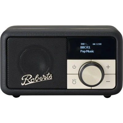 Afbeelding van Roberts Revival Petite 2 mini DAB+ en FM radio met Bluetooth ontvangst, Zwart