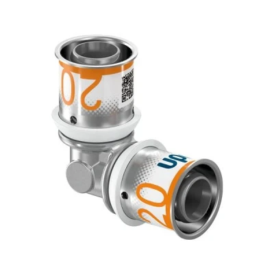 Afbeelding van Uponor S Press Plus perskoppeling Ø20x20 knie. Artikelnr: 1070524