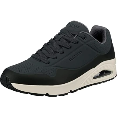 Afbeelding van Skechers Uno Timeline sneakers grijs Maat 43