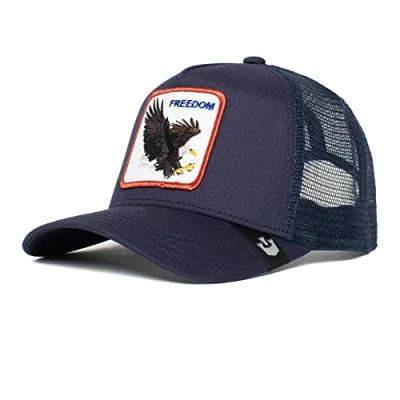 Afbeelding van Goorin Bros. Panther Vibes/Panther Trucker Cap, Marine (Freedom Truckin), één maat, Marineblauw Truckin)
