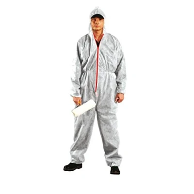 Afbeelding van Wegwerpoverall met capuchon, 953, wit, XL