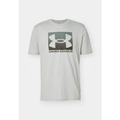 Afbeelding van Under Armour Boxed Sports Updated Tshirt print, Heren, Maat: Small, Mod gray light heather/graphite