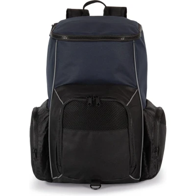 Afbeelding van Kimood Gerecycleerde en sportrugzak met vak voor spulletjes KI0176 Navy / Black