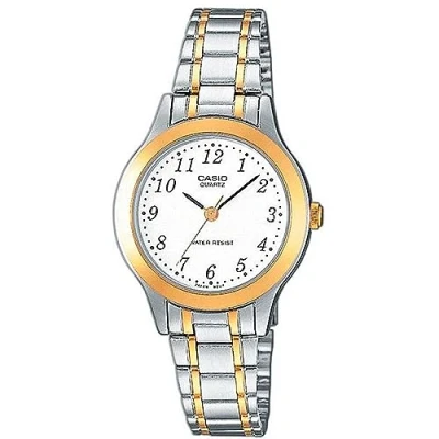 Afbeelding van Casio Watch LTP 1263PG 7BEF, Wit/Zilver, armband, armband