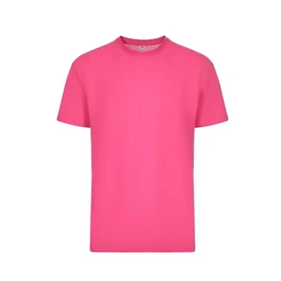 Image de Mukua Derby T shirt unisexe en polyester toucher coton, couleur rose fluo, taille XL