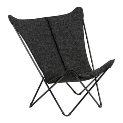 Afbeelding van Lafuma Sphinx loungestoel Ebene noir compact plooistoel