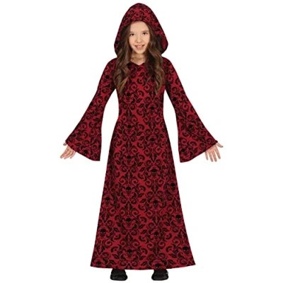 Afbeelding van Fiestas Guirca Red hooded witch meisjes (10 12 jaar) Halloween kostuum voor kinderen