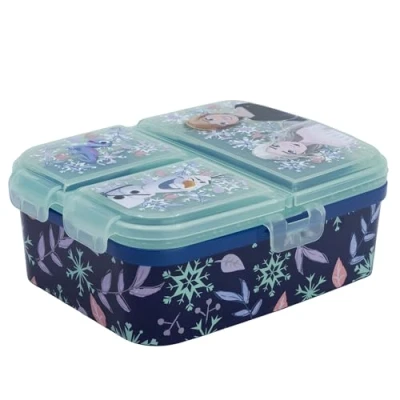 Afbeelding van Lunchbox voor kinderen, meerkleurig, XL, met 4 vakken, Frozen