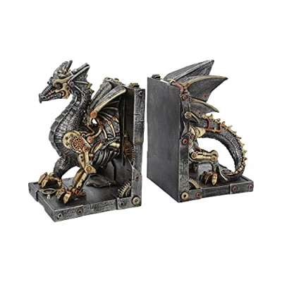 Afbeelding van Nemesis Now Dracus Machina boekensteun, 27 cm, brons