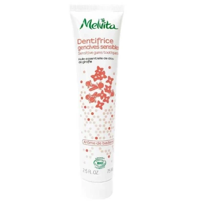 Afbeelding van Melvita Dentifrice Sensitive Gums Arome de Badiane Tandpasta 75 ml
