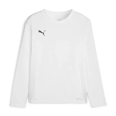 Afbeelding van Puma Teamgoal JR Unisex Longsleeve voor kinderen, Maat: 164, White/black/feather gray
