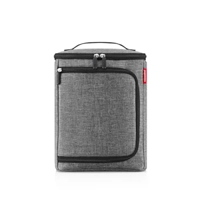 Afbeelding van Reisenthel Coolerbox Koeltas 6 blikjes 7L Twist Silver Grijs