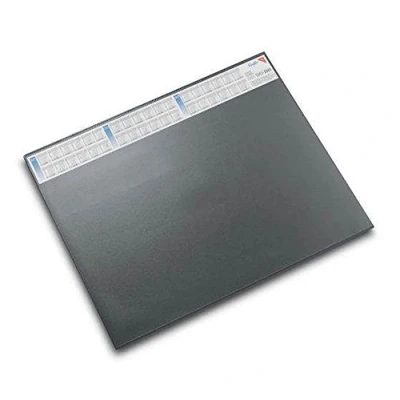 Afbeelding van Läufer Durella DS 44653 bureauonderlegger 52 x 65 cm, antislip, met transparante standaard, grijs