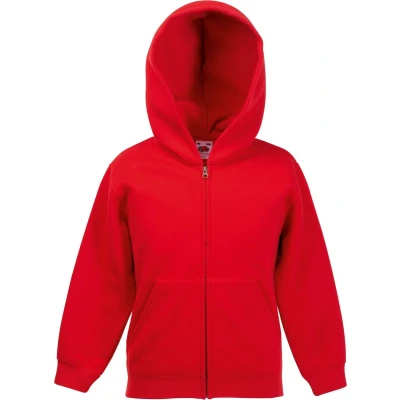 Afbeelding van Fruit Of The Loom Jas met capuchon kinderen, Rood