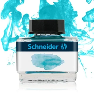 Afbeelding van Schneider inktpotje 15ml pastel Bermuda blauw S 6930