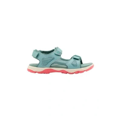 Afbeelding van Jack Wolfskin Taraco Beach Unisex Outdoorsandalen voor kinderen, Maat: 29, Soft jade Imitatieleer/ textiel