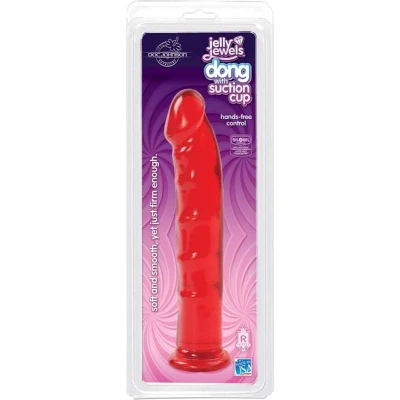 Afbeelding van Doc Johnson Dildo met Zuignap ruby