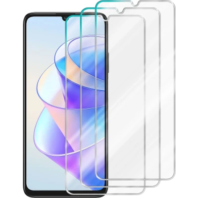 Afbeelding van Cadorabo 3x Screenprotector geschikt voor Honor X7a Beschermende Pantser Film in Getemperd (Tempered) Display beschermend glas 9H hardheid met 3D Touch