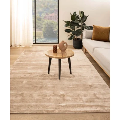 Afbeelding van Viscose Vloerkleed Pearl Beige 80x150 Cm