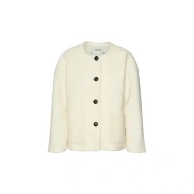Afbeelding van Vero Moda Awollo Jas, Dames, Maat: Large, Snow white
