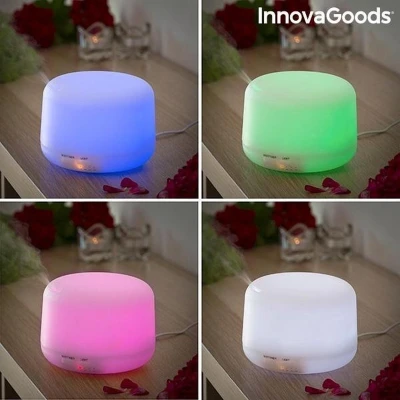 Afbeelding van Aromaverstuiver bevochtiger met meerkleurige LED Steloured InnovaGoods