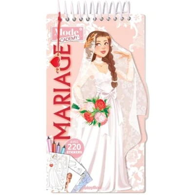 Afbeelding van CARNET CREATIF MODE ACADEMY MARIAGE (+ BRACELET)