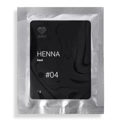 Afbeelding van Lovely Black Morion henna verf voor wenkbrauwen en wimpers zwart tattoo effect natuurlijk houdt tot 6 weken wenkbrauw wimperkleuring poeder 1 g