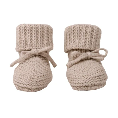 Afbeelding van Lodger Babysloffen Slipper Knit 0 6mnd Birch