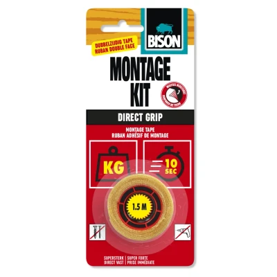 Afbeelding van Bison direct grip montagekit tape