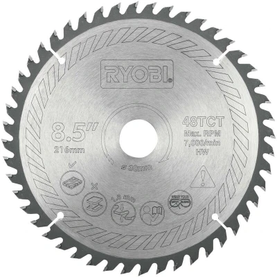 Afbeelding van Ryobi 5132002620 zaagblad HM 48 Z 216/30 mm type SB216T48A1 216