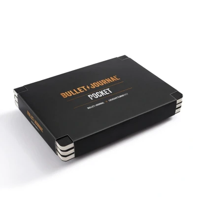 Afbeelding van Leuchtturm bullet journal pocket zwart (3 stuks)105x145mm