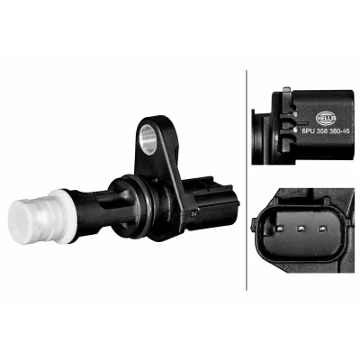 Afbeelding van HELLA 6PU 358 380 461 Impulsgever 3 polig Geluidsensor