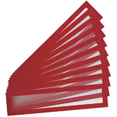 Afbeelding van Tarifold Es 195213 Magneto Pro Pro, 10 stuks, A4/A3 (55 x 297 mm) voor magneetborden, rood