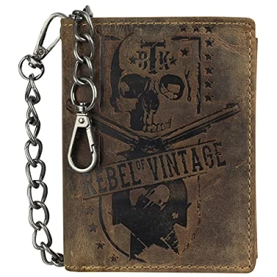Afbeelding van Greenburry Vintage Revival Vol. 1 lederen portemonnee 12 cm, bruin, vintage, Bruin