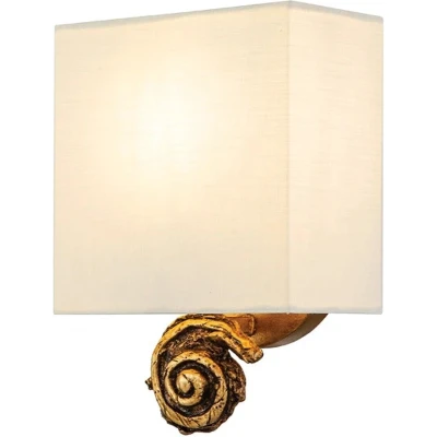 Afbeelding van Flambeau LED Wandlamp Swirl 1X E27 Max 60W Gold Leaf