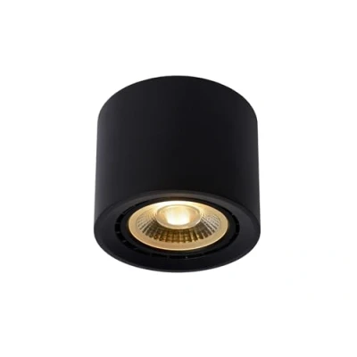 Afbeelding van Lucide Fedler Spot Rond LED Dim To Warm Zwart
