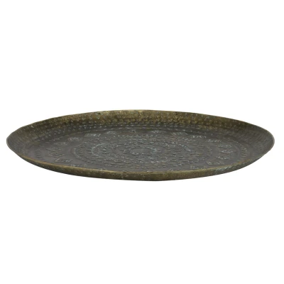 Afbeelding van Light &amp; Living Schaal MELE Ø58x1.5cm Groen