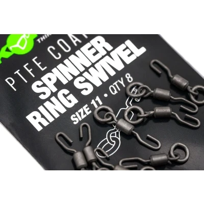 Image de Korda PTFE Spinner Ring Swivel (8 pcs) Size 11