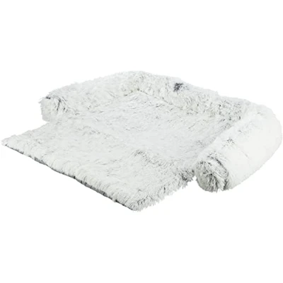 Afbeelding van Trixie Sofa Bed Harvey Meubelbeschermer Hoekig Wit / Zwart 90X90 CM (410529)