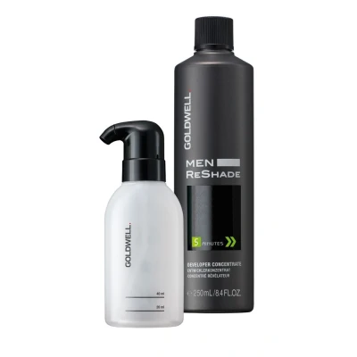 Afbeelding van Goldwell Men Reshade Developer Concentrate + Applicator 250ml Haibu by Kapperskorting.com