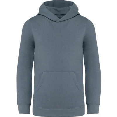 Afbeelding van Native Spirit Ecologische kindersweater met capuchon NS404 Mineral Grey