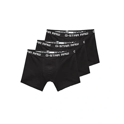 Afbeelding van G Star Classic 3 PACK Onderbroeken, Heren, Maat: XS, Black