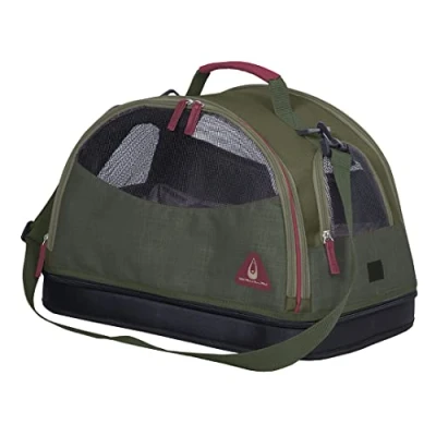 Afbeelding van Duvoplus Reisbench Hond Paris Travel Bag 3in1 44x31x31cm Groen 1st