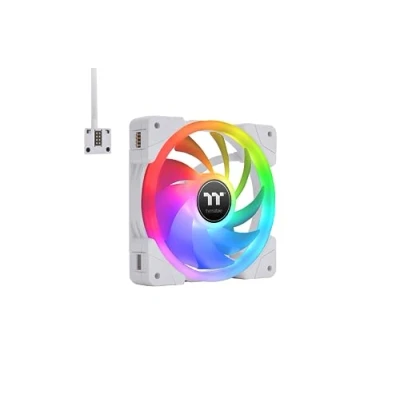 Afbeelding van Thermaltake CL F162 PL14SW A PC ventilator Wit, Transparant, RGB (b x h d) 140 25 mm Incl. verlichtingsbesturing