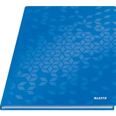 Afbeelding van Leitz WOW notebook formaat 21 x 297 cm (A4) geruit 5 mm blauw